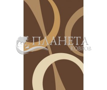 Синтетический ковер Firuse Carved 2635A brown - высокое качество по лучшей цене в Украине